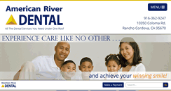 Desktop Screenshot of americanriverdental.com